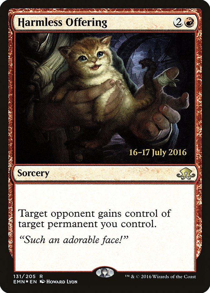 Harmless Offering [Eldritch Moon Prerelease Promos] | Deep Dive Games St. Marys
