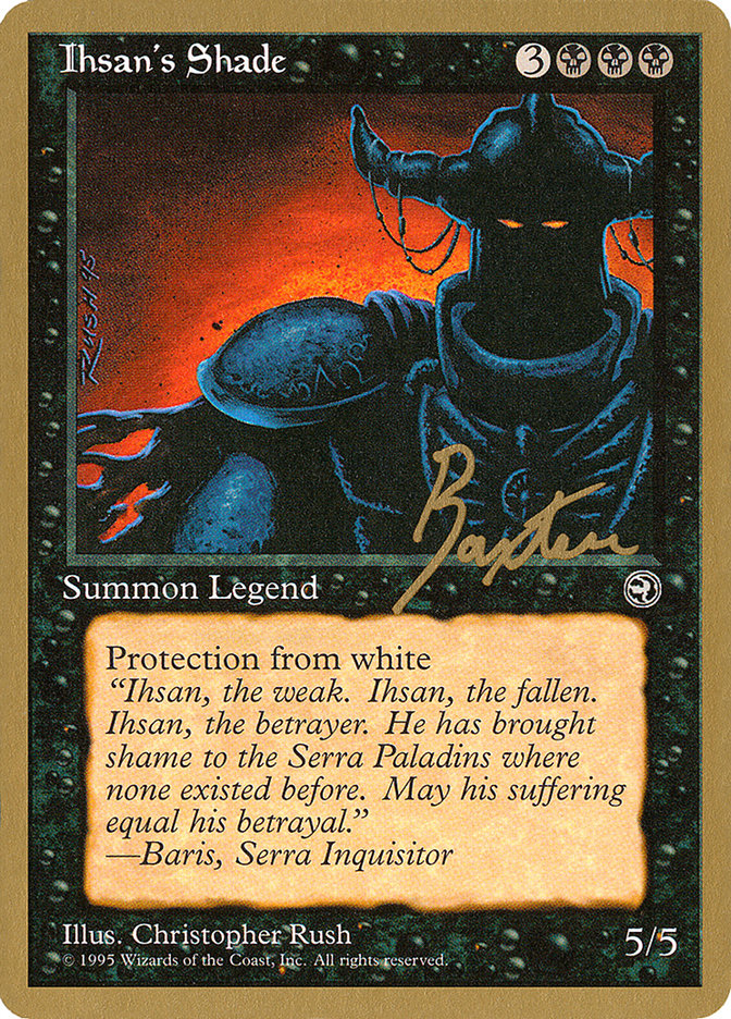 Ihsan's Shade (George Baxter) [Pro Tour Collector Set] | Deep Dive Games St. Marys