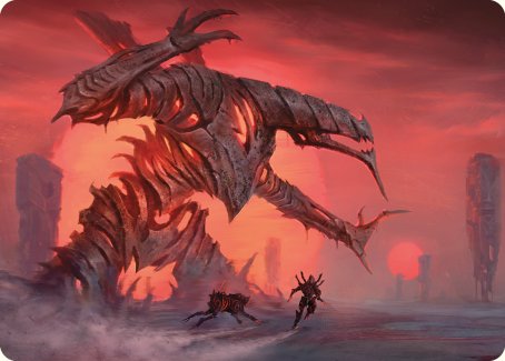 Red Sun's Zenith Art Card [Phyrexia: All Will Be One Art Series] | Deep Dive Games St. Marys