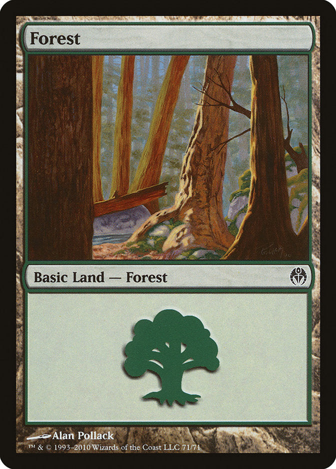 Forest (71) [Duel Decks: Phyrexia vs. the Coalition] | Deep Dive Games St. Marys