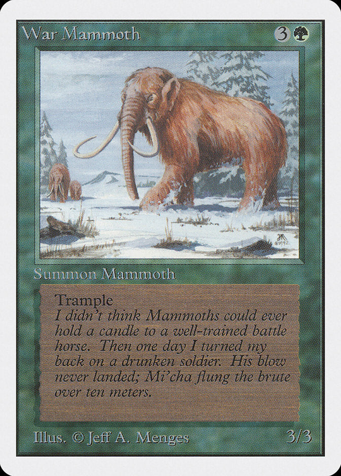 War Mammoth [Unlimited Edition] | Deep Dive Games St. Marys