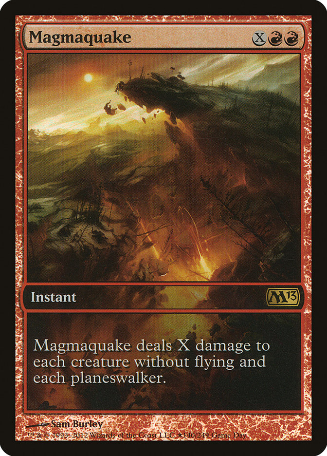 Magmaquake (Game Day) [Magic 2013 Promos] | Deep Dive Games St. Marys