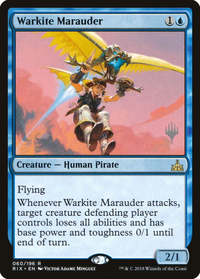 Warkite Marauder (Promo Pack) [Rivals of Ixalan Promos] | Deep Dive Games St. Marys