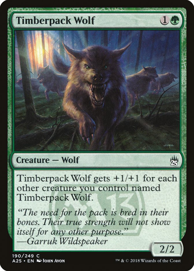 Timberpack Wolf [Masters 25] | Deep Dive Games St. Marys