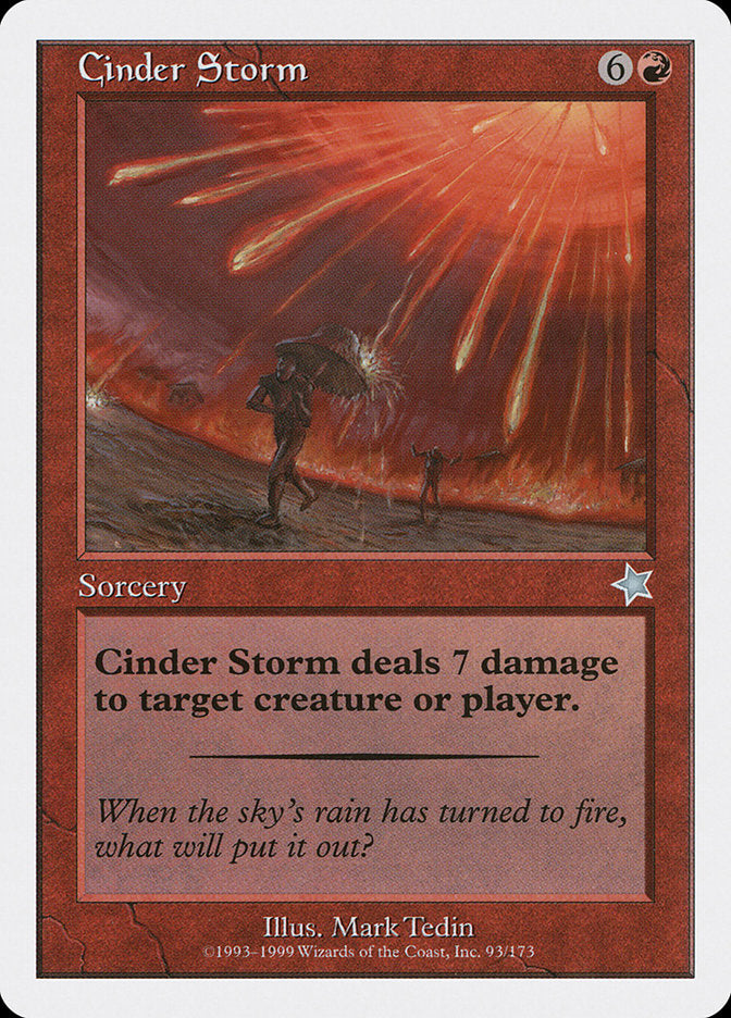 Cinder Storm [Starter 1999] | Deep Dive Games St. Marys