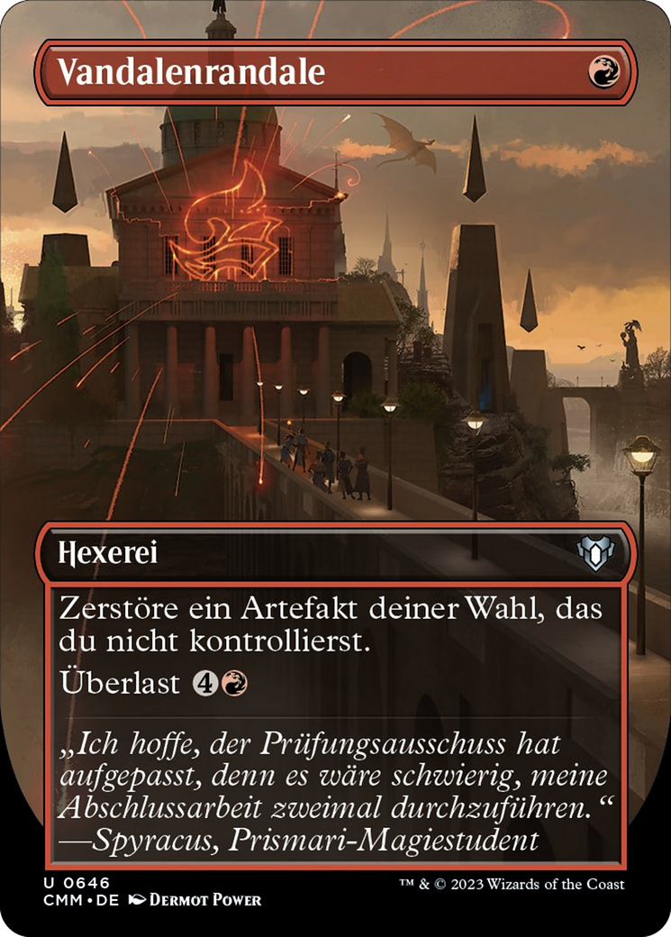 Vandalblast (Borderless Alternate Art) [Commander Masters] | Deep Dive Games St. Marys
