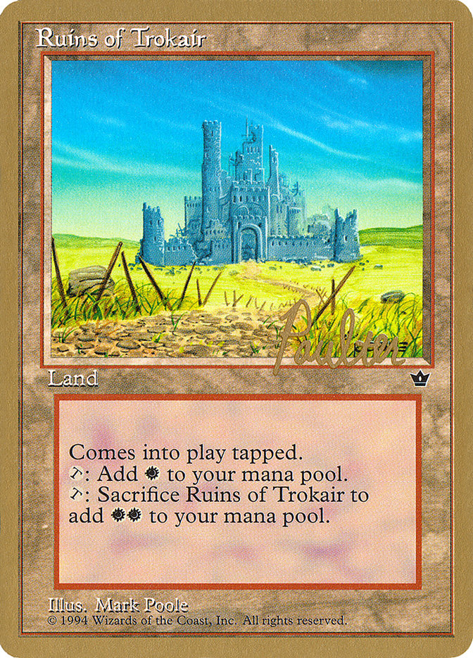 Ruins of Trokair (Preston Poulter) [Pro Tour Collector Set] | Deep Dive Games St. Marys