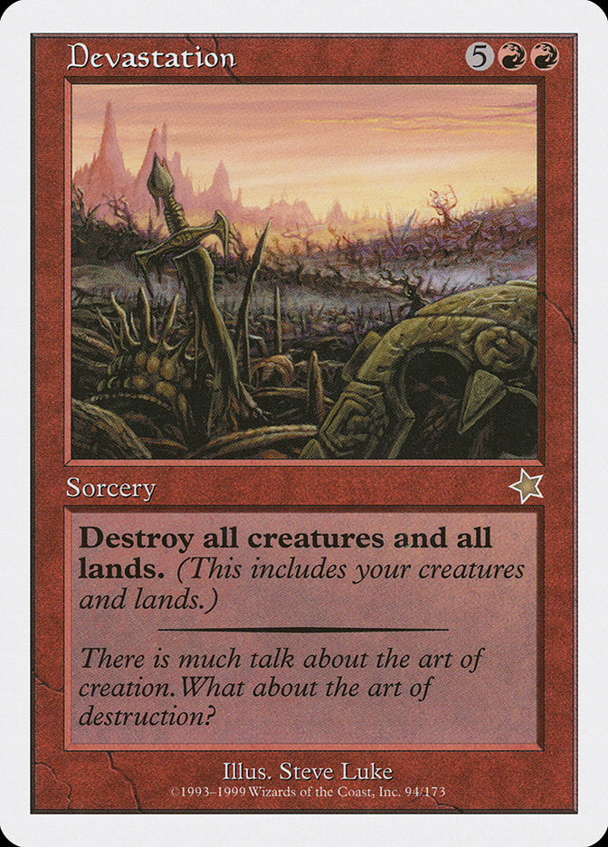 Devastation [Starter 1999] | Deep Dive Games St. Marys