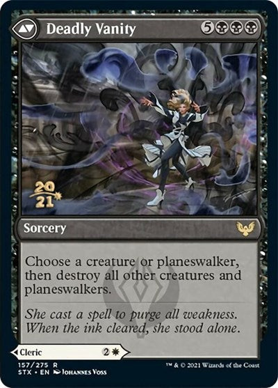 Selfless Glyphweaver // Deadly Vanity [Strixhaven: School of Mages Prerelease Promos] | Deep Dive Games St. Marys