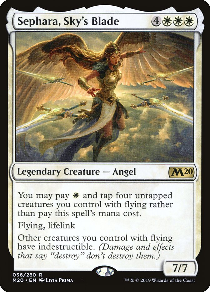 Sephara, Sky's Blade [Core Set 2020] | Deep Dive Games St. Marys