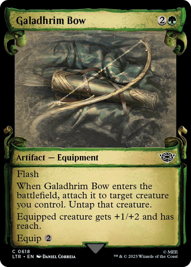 Galadhrim Bow [The Lord of the Rings: Tales of Middle-Earth Showcase Scrolls] | Deep Dive Games St. Marys