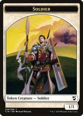 Mask // Soldier Double-Sided Token [Commander 2018 Tokens] | Deep Dive Games St. Marys