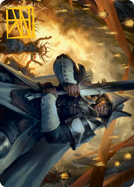 Ritual Guardian Art Card (Gold-Stamped Signature) [Innistrad: Midnight Hunt Art Series] | Deep Dive Games St. Marys