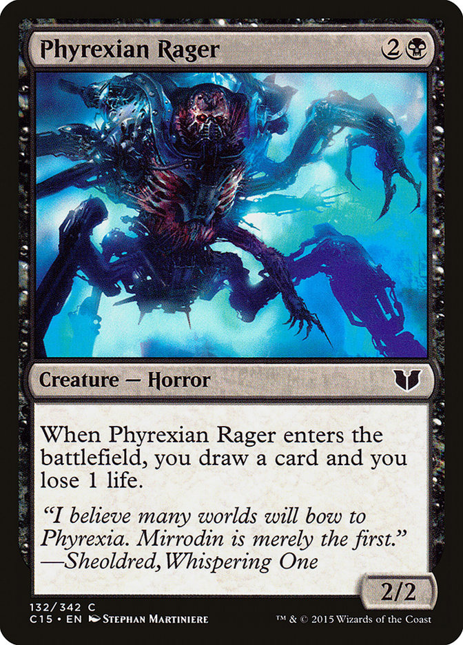 Phyrexian Rager [Commander 2015] | Deep Dive Games St. Marys