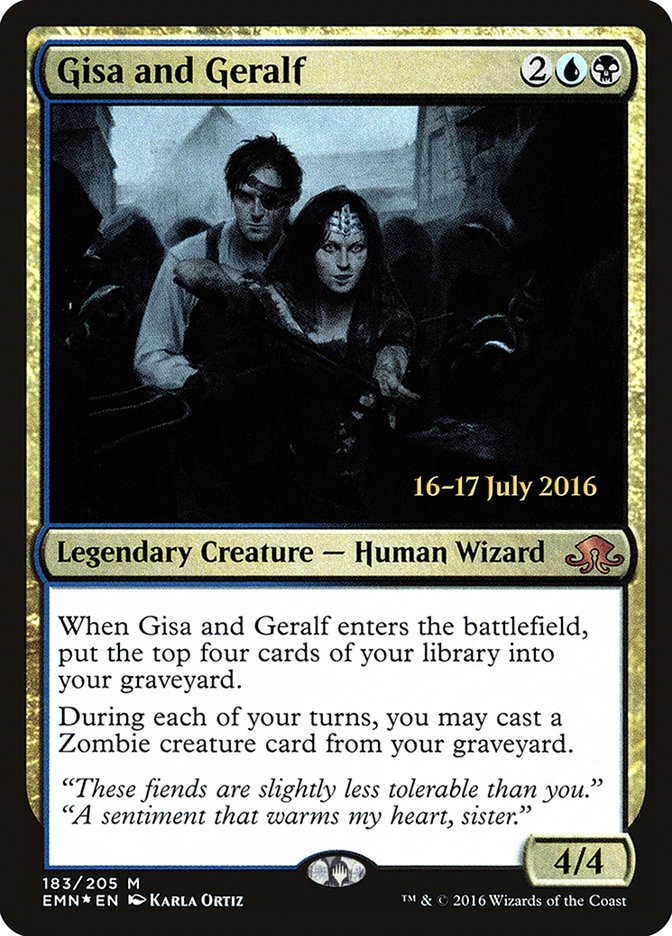 Gisa and Geralf [Eldritch Moon Prerelease Promos] | Deep Dive Games St. Marys