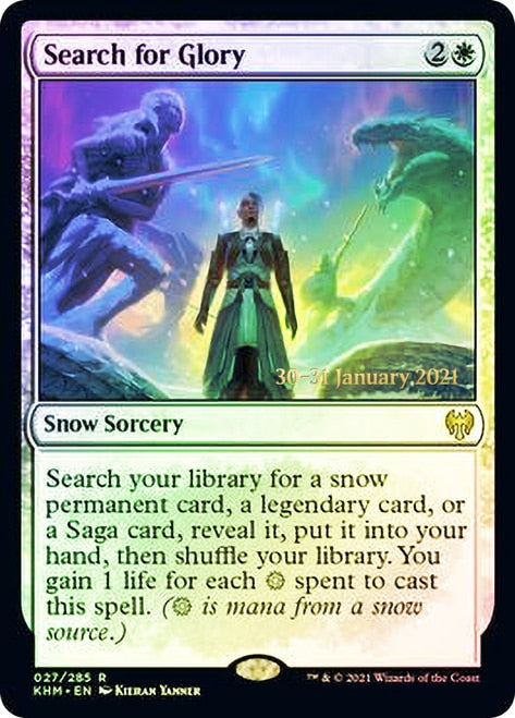 Search for Glory [Kaldheim Prerelease Promos] | Deep Dive Games St. Marys