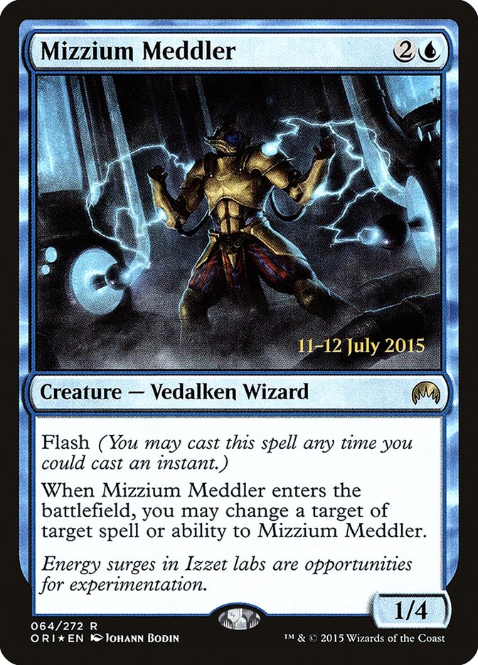 Mizzium Meddler [Magic Origins Prerelease Promos] | Deep Dive Games St. Marys