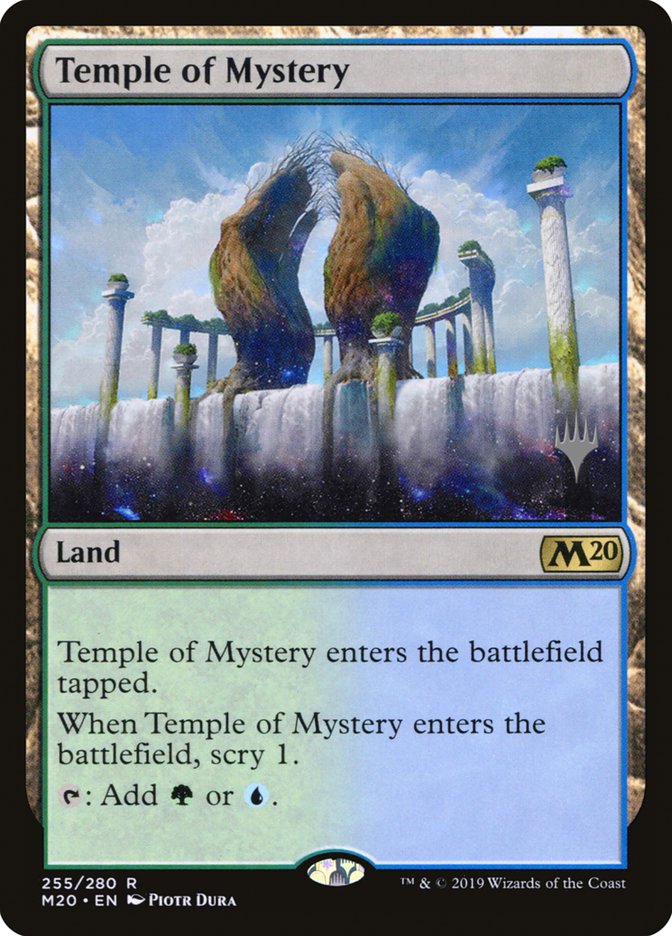 Temple of Mystery (Promo Pack) [Core Set 2020 Promos] | Deep Dive Games St. Marys