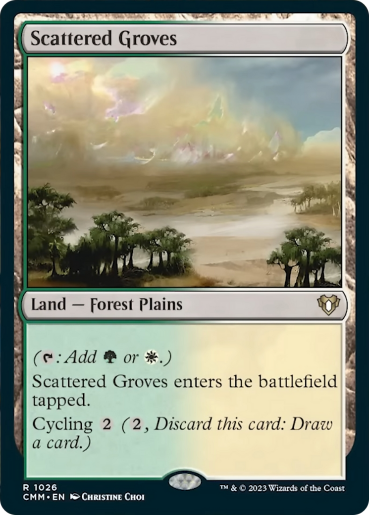 Scattered Groves [Commander Masters] | Deep Dive Games St. Marys