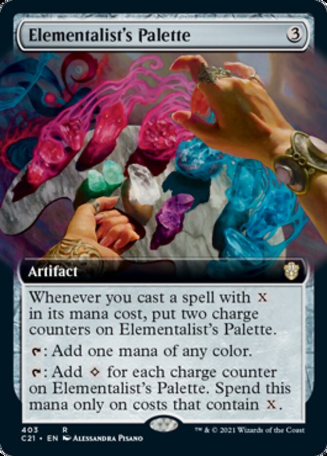 Elementalist's Palette (Extended Art) [Commander 2021] | Deep Dive Games St. Marys