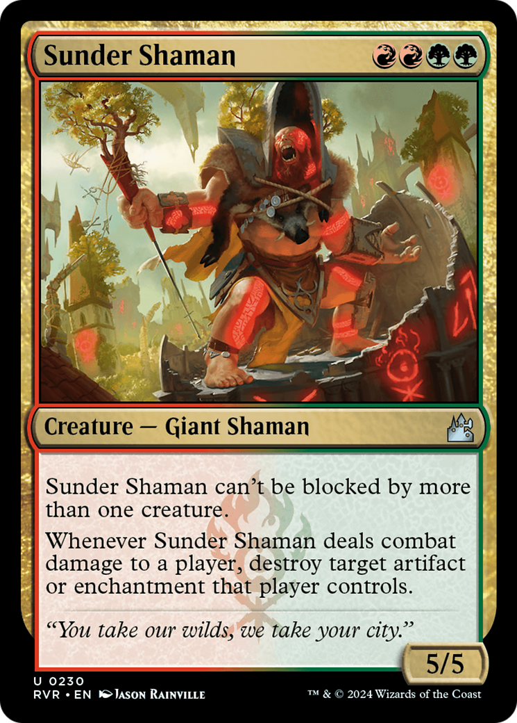 Sunder Shaman [Ravnica Remastered] | Deep Dive Games St. Marys