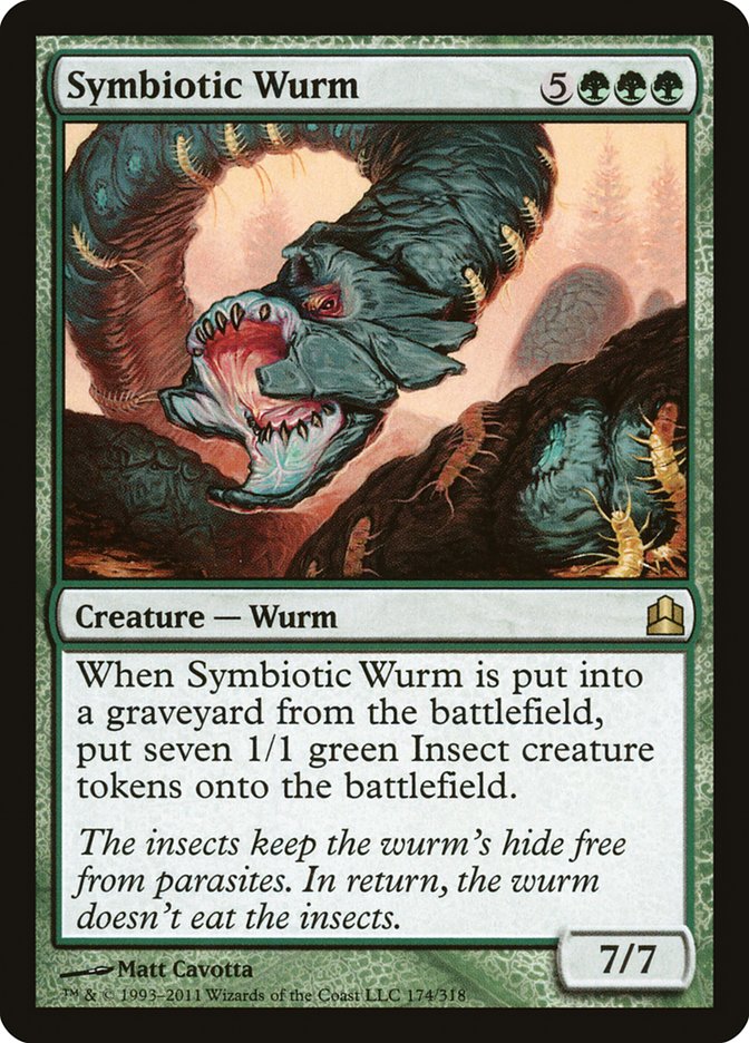 Symbiotic Wurm [Commander 2011] | Deep Dive Games St. Marys
