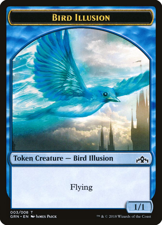 Bird Illusion Token [Guilds of Ravnica Tokens] | Deep Dive Games St. Marys