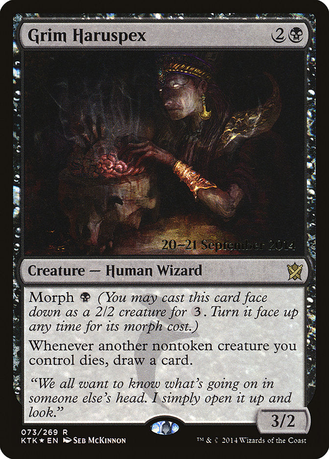 Grim Haruspex [Khans of Tarkir Prerelease Promos] | Deep Dive Games St. Marys