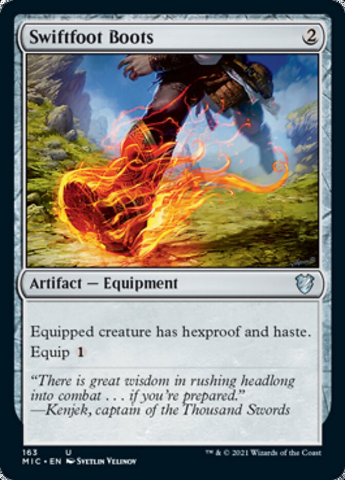 Swiftfoot Boots [Innistrad: Midnight Hunt Commander] | Deep Dive Games St. Marys