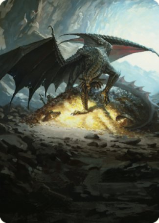 Ancient Copper Dragon Art Card (04) [Commander Legends: Battle for Baldur's Gate Art Series] | Deep Dive Games St. Marys