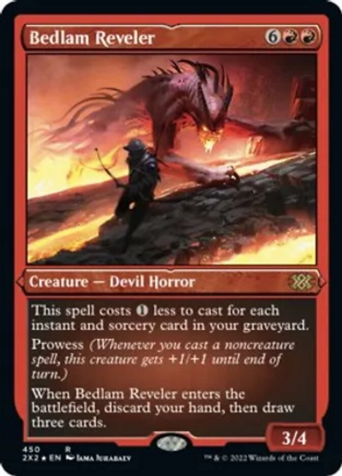 Bedlam Reveler (Foil Etched) [Double Masters 2022] | Deep Dive Games St. Marys