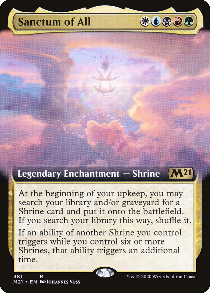 Sanctum of All (Extended Art) [Core Set 2021] | Deep Dive Games St. Marys