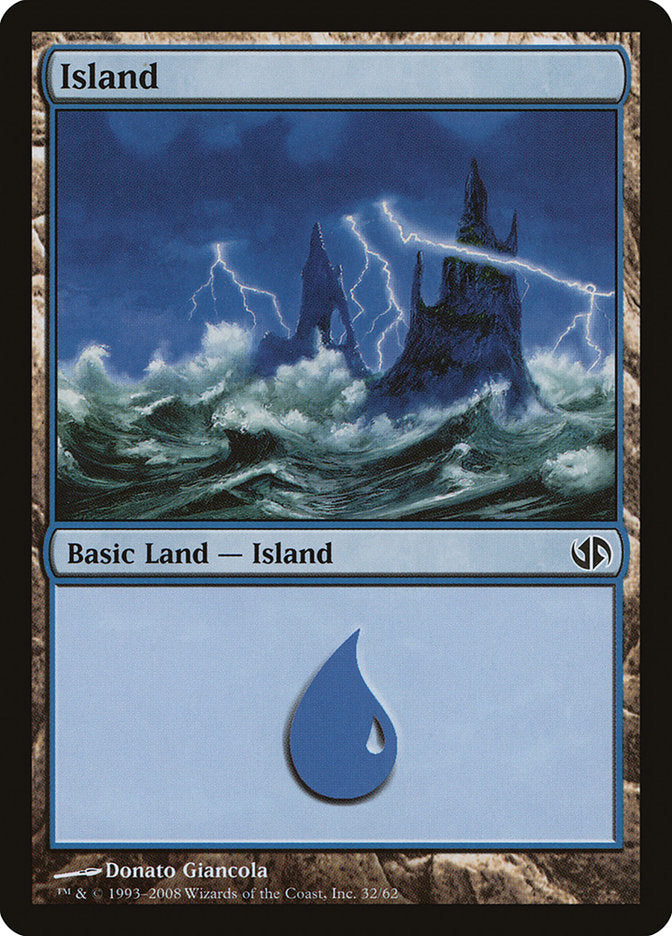 Island (32) [Duel Decks: Jace vs. Chandra] | Deep Dive Games St. Marys