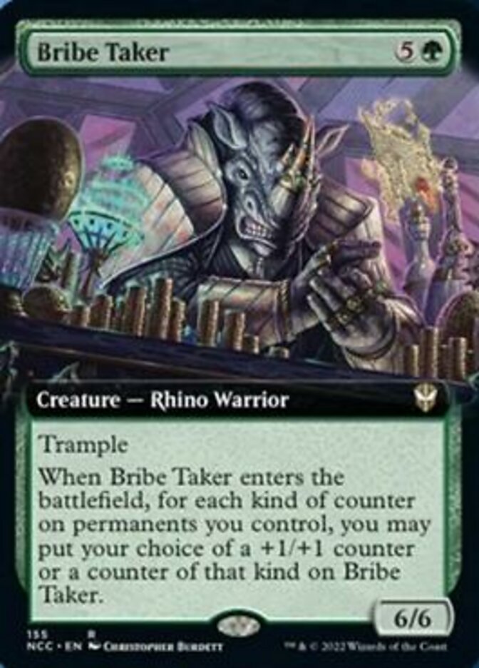 Bribe Taker (Extended Art) [Streets of New Capenna Commander] | Deep Dive Games St. Marys