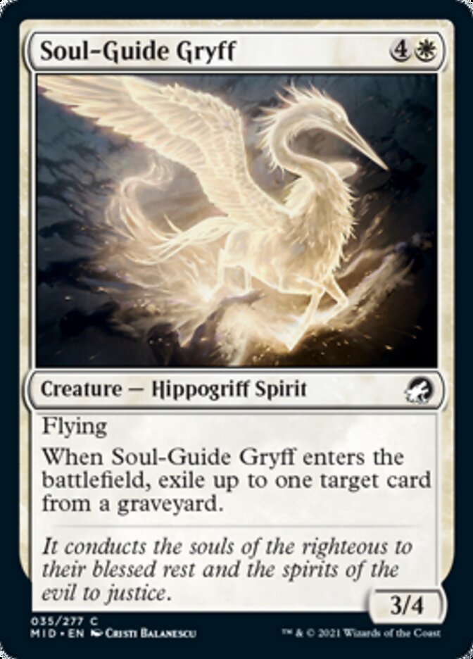 Soul-Guide Gryff [Innistrad: Midnight Hunt] | Deep Dive Games St. Marys