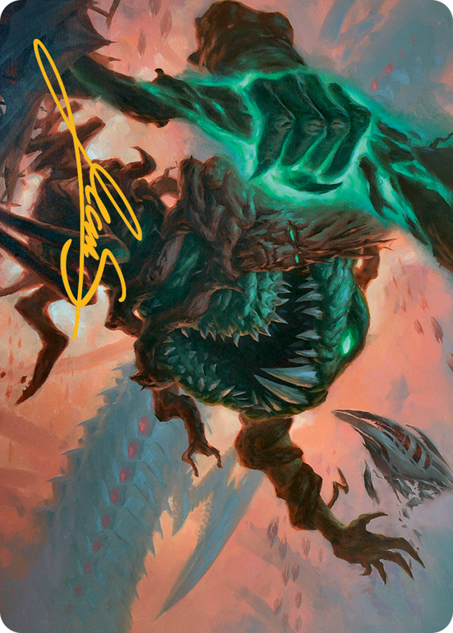 Yargle and Multani Art Card (Gold-Stamped Signature) [March of the Machine Art Series] | Deep Dive Games St. Marys