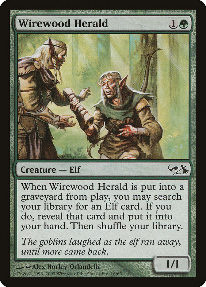 Wirewood Herald [Duel Decks: Elves vs. Goblins] | Deep Dive Games St. Marys