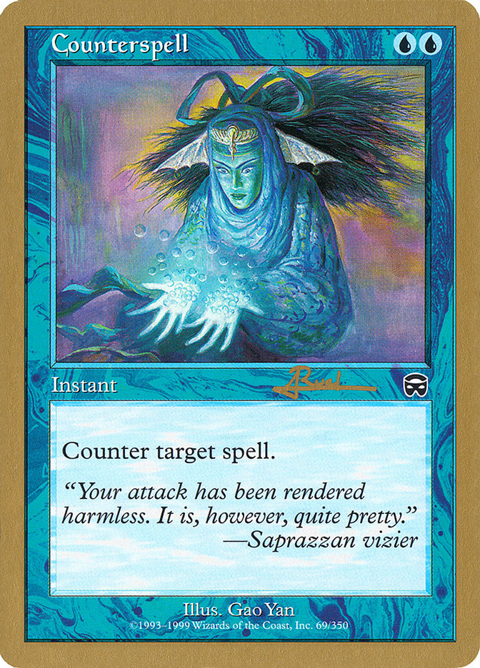 Counterspell (Antoine Ruel) (MMQ) [World Championship Decks 2001] | Deep Dive Games St. Marys