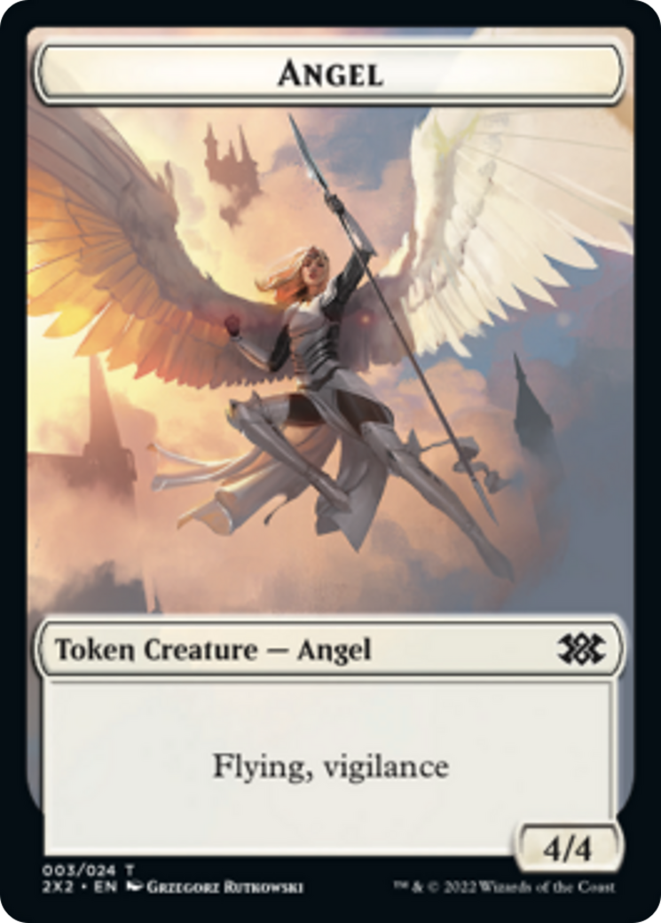 Faerie Rogue // Angel Double-Sided Token [Double Masters 2022 Tokens] | Deep Dive Games St. Marys