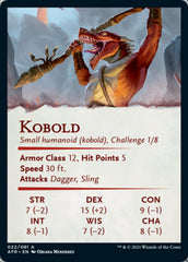 Kobold Art Card (Gold-Stamped Signature) [Dungeons & Dragons: Adventures in the Forgotten Realms Art Series] | Deep Dive Games St. Marys