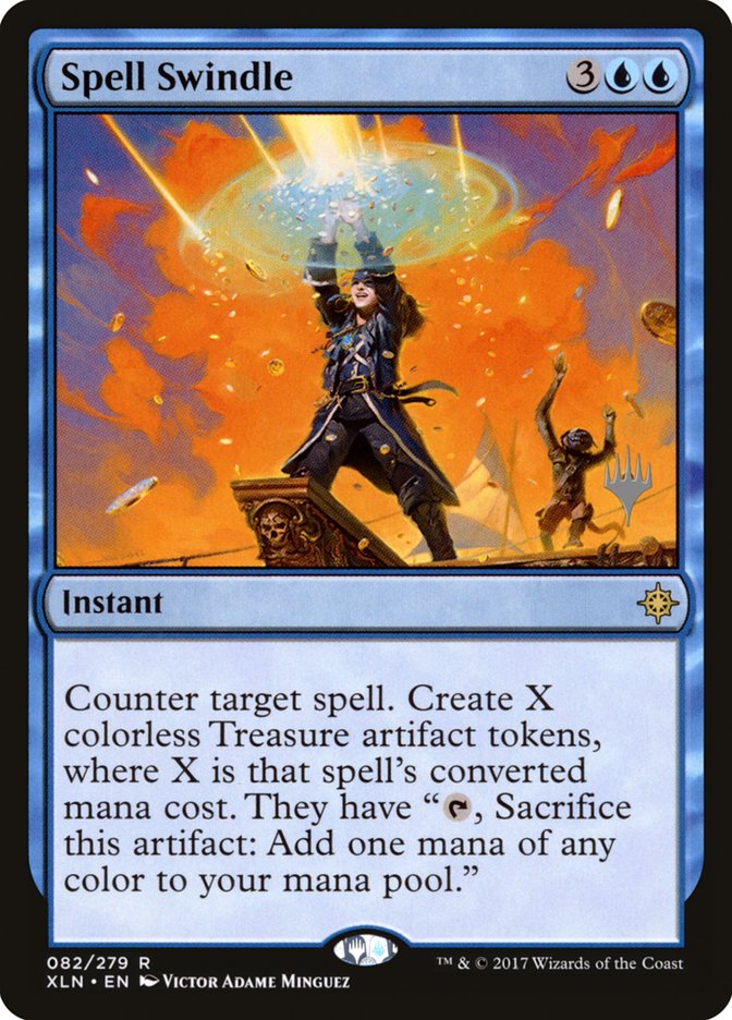 Spell Swindle (Promo Pack) [Ixalan Promos] | Deep Dive Games St. Marys