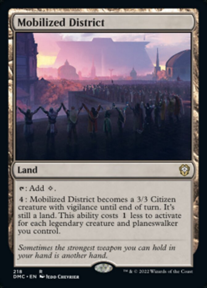 Mobilized District [Dominaria United Commander] | Deep Dive Games St. Marys