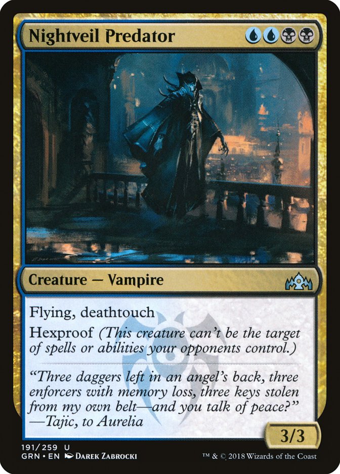 Nightveil Predator [Guilds of Ravnica] | Deep Dive Games St. Marys