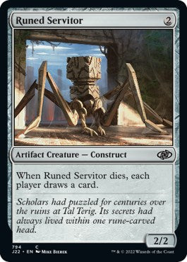 Runed Servitor [Jumpstart 2022] | Deep Dive Games St. Marys