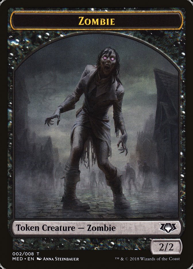 Zombie Token [Mythic Edition Tokens] | Deep Dive Games St. Marys