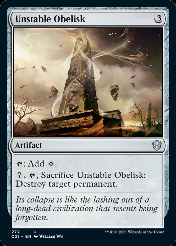 Unstable Obelisk [Commander 2021] | Deep Dive Games St. Marys