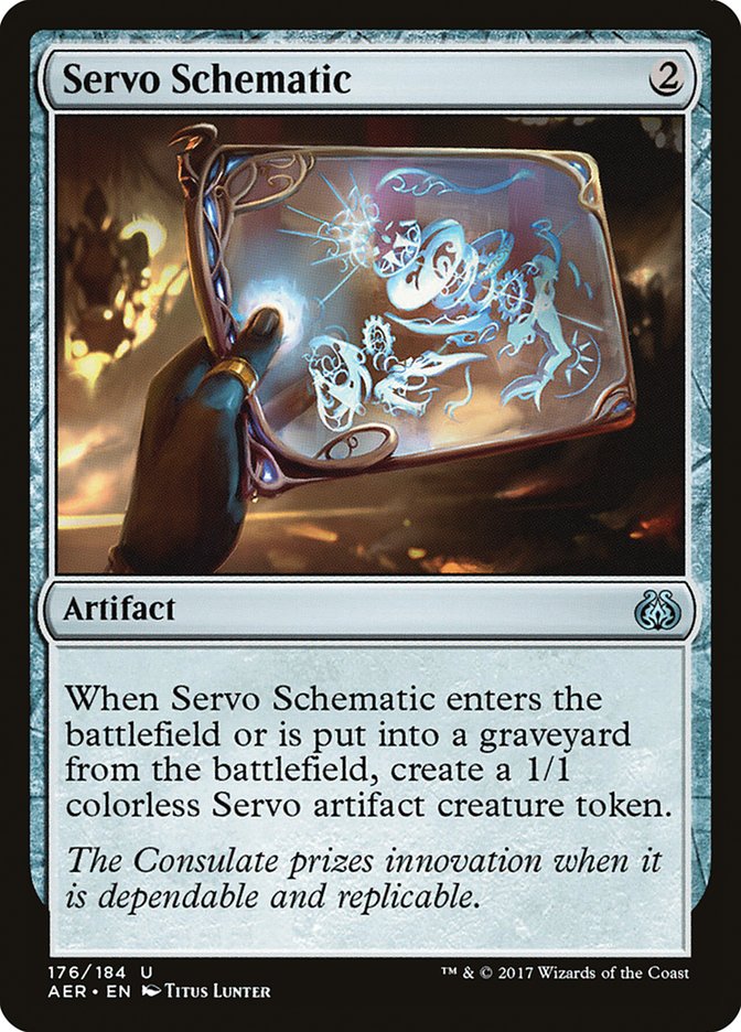 Servo Schematic [Aether Revolt] | Deep Dive Games St. Marys