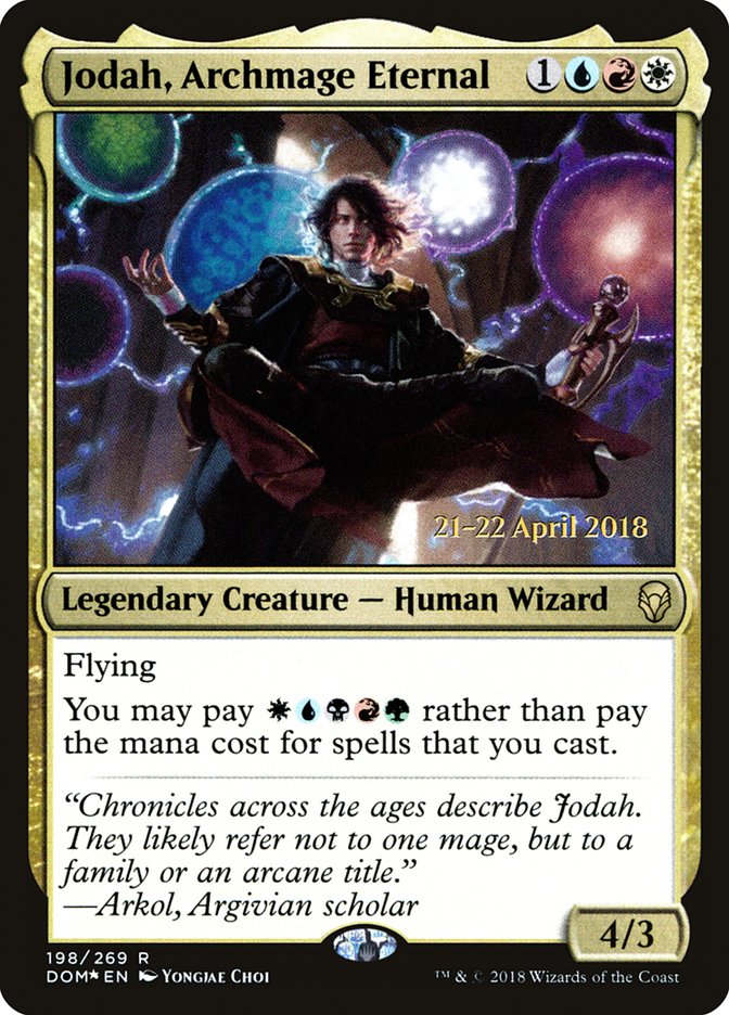 Jodah, Archmage Eternal [Dominaria Prerelease Promos] | Deep Dive Games St. Marys