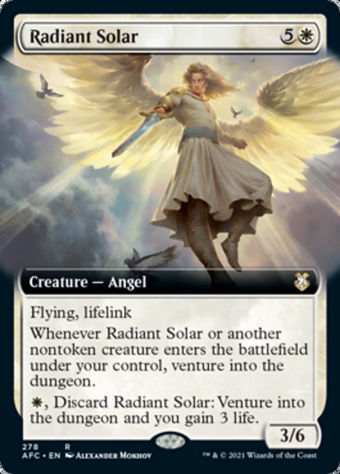 Radiant Solar (Extended Art) [Dungeons & Dragons: Adventures in the Forgotten Realms Commander] | Deep Dive Games St. Marys