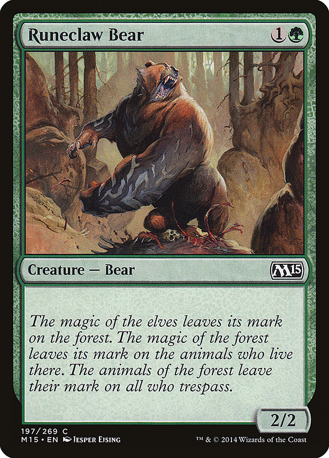 Runeclaw Bear [Magic 2015] | Deep Dive Games St. Marys